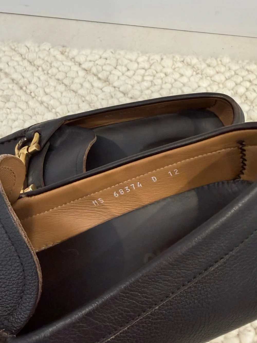 Salvatore Ferragamo Brown Leather Horsebit Loafers with Gold Hardware